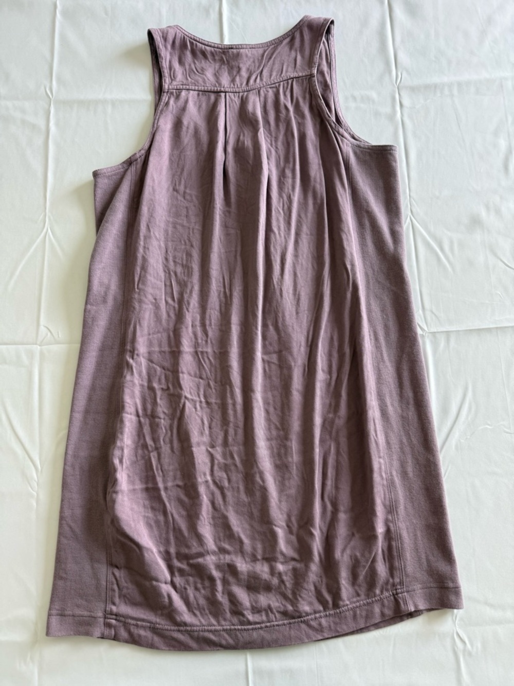 Splendid Mauve Sleeveless Henley Mini Dress - Picture 10 of 10